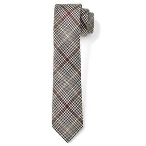 Men's Plaid Neck Tie - Goodfellow & Co™ Maroon One Size Fits Most new
